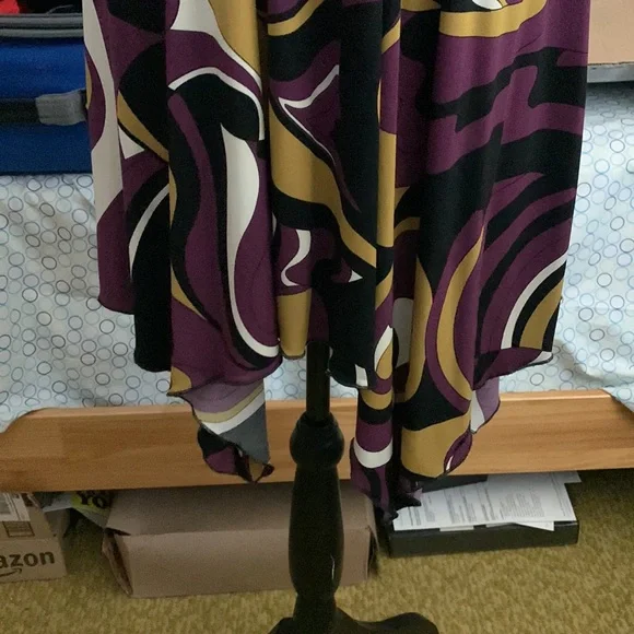 My Michelle Purple Swirl Dress - Picture 2 of 6